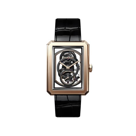 BOY·FRIEND Skeleton Watch BEIGE GOLD 